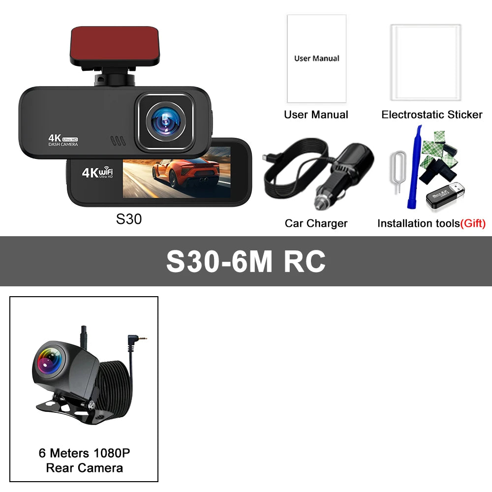Experience Unmatched Clarity with the Ultra HD 4K Dash Cam Mini - Your Ultimate Driving Companion with WiFi, GPS, and Night Vision!