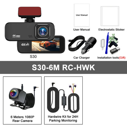 Experience Unmatched Clarity with the Ultra HD 4K Dash Cam Mini - Your Ultimate Driving Companion with WiFi, GPS, and Night Vision!